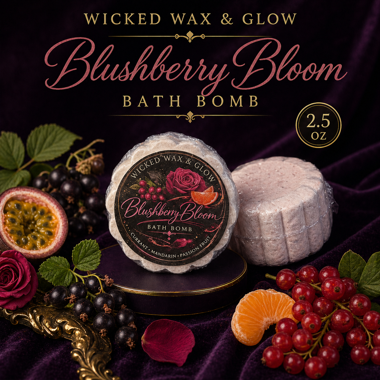 2.5 oz Bath Bomb - Fizzy Concoctions