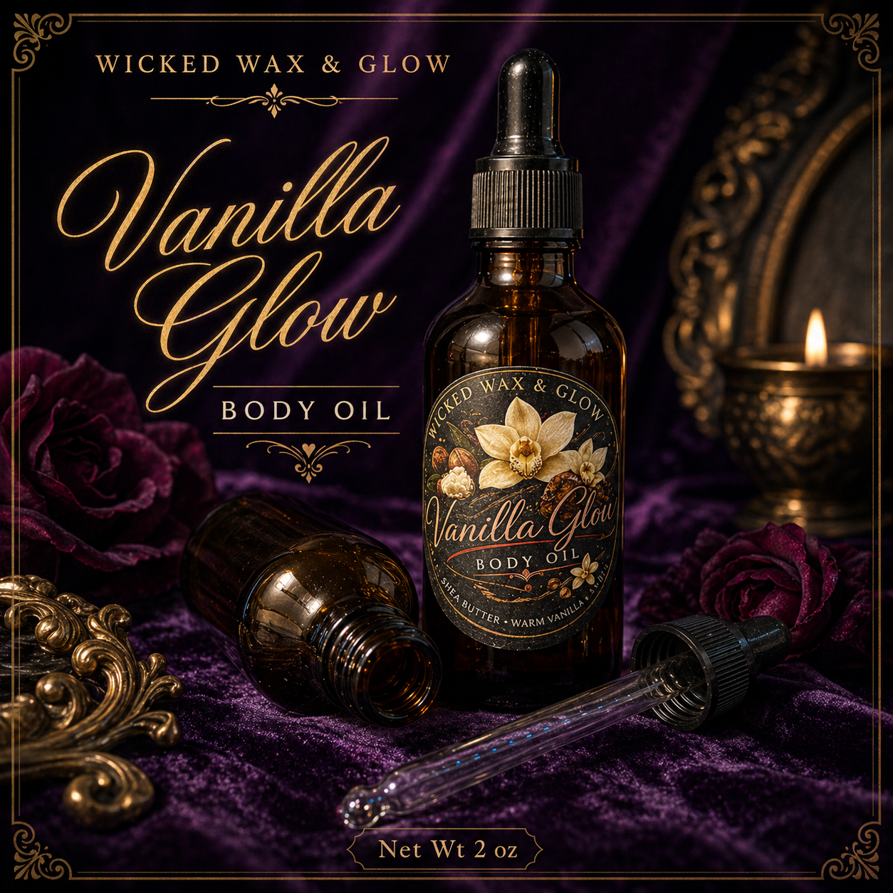 1 oz Body Oil - Silky & Handmade To Make You Shine