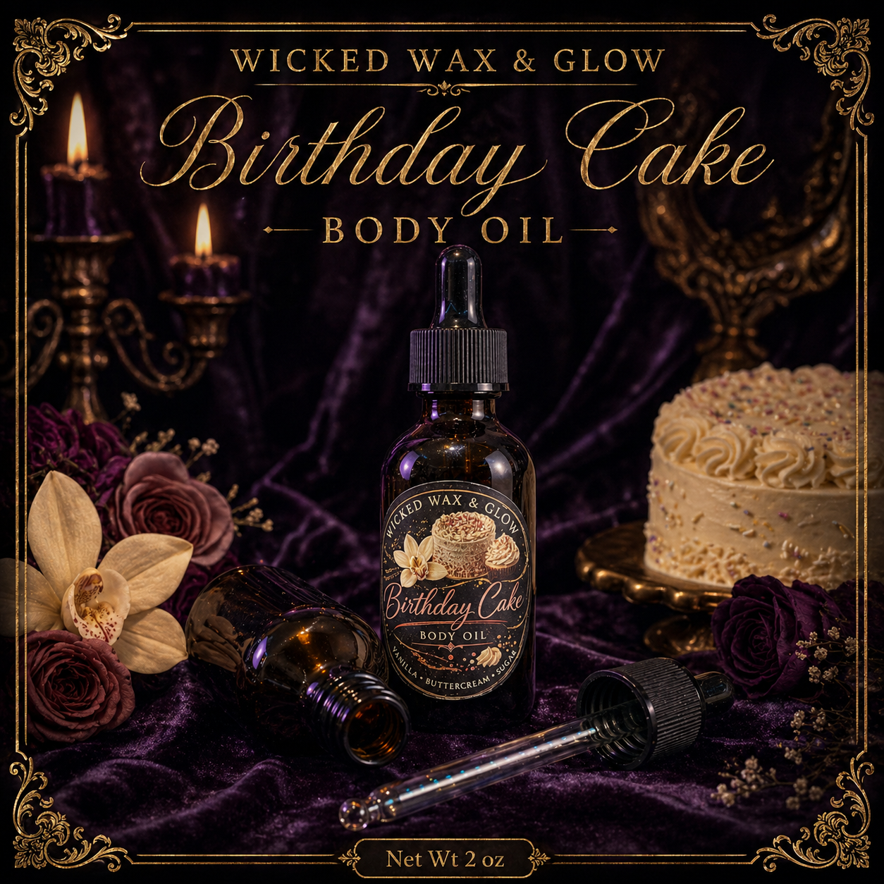2 oz Body Oil - Silky & Handmade To Make You Shine