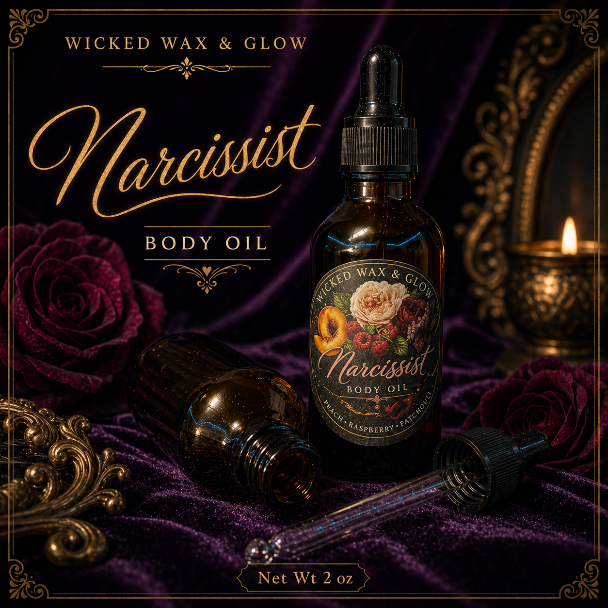 2 oz Body Oil - Silky & Handmade To Make You Shine