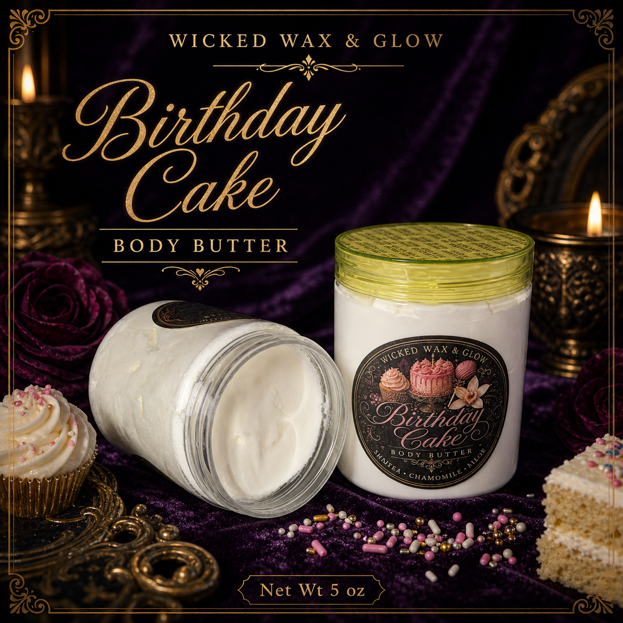 5 oz Whipped Body Butter - Handmade Small-Batch Butter