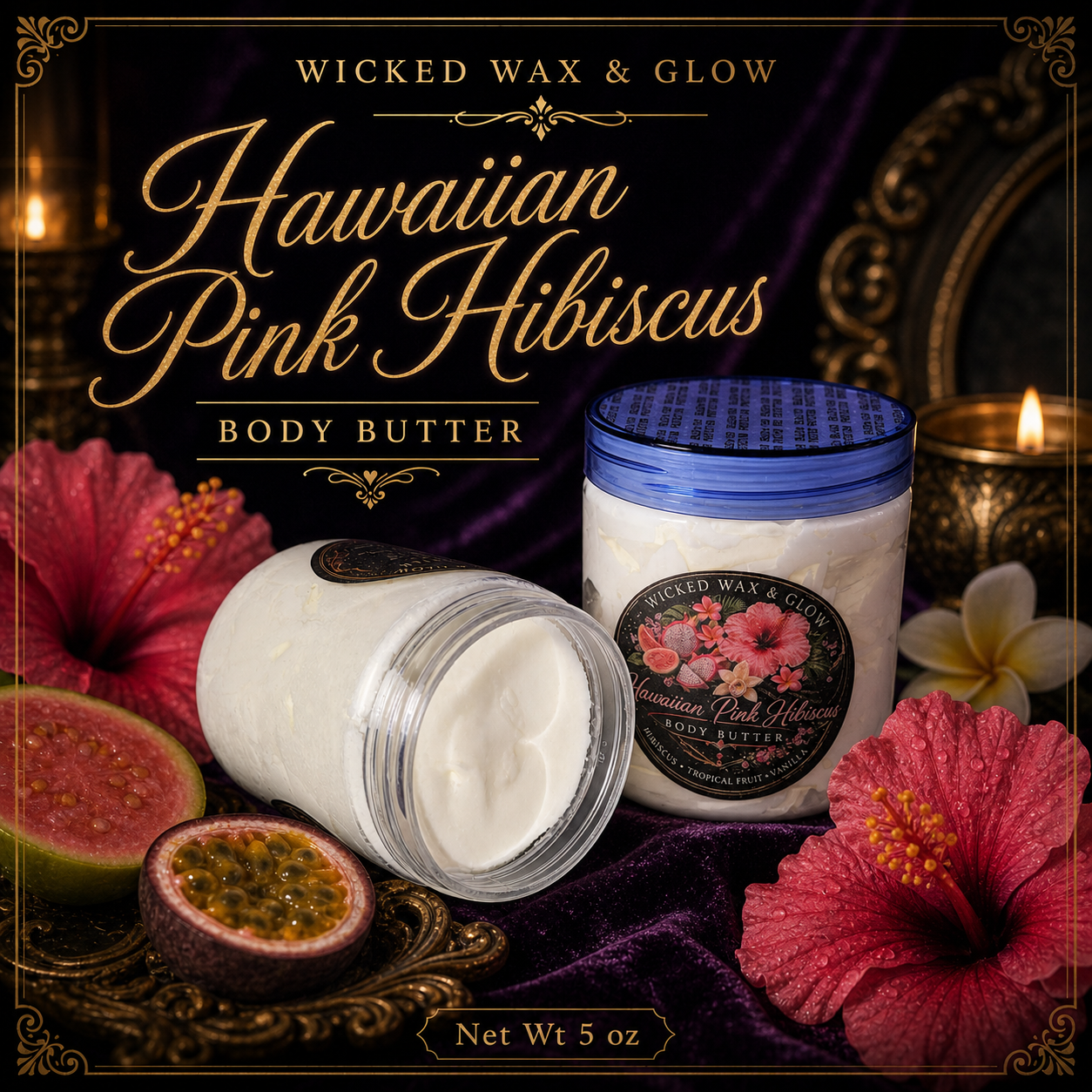 5 oz Whipped Body Butter - Handmade Small-Batch Butter