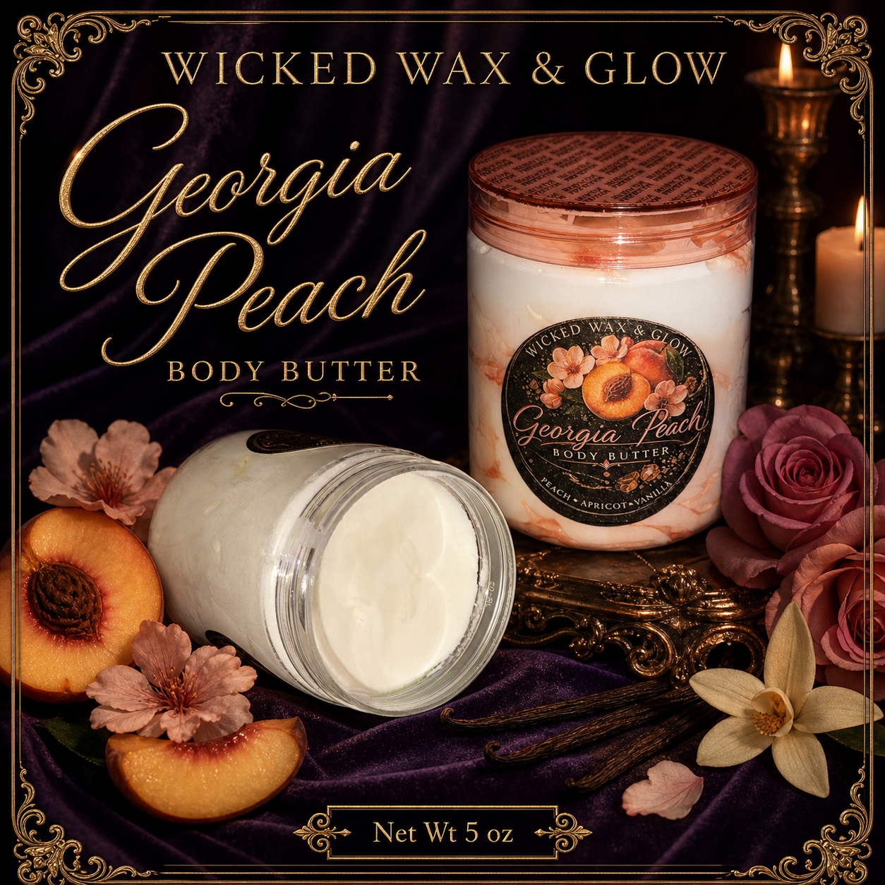 5 oz Whipped Body Butter - Handmade Small-Batch Butter