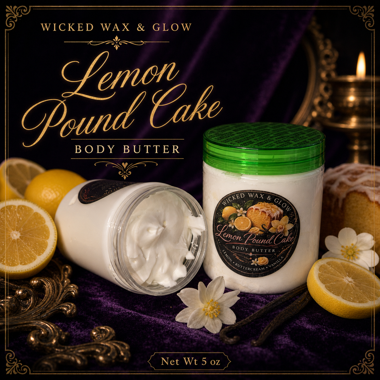 5 oz Whipped Body Butter - Handmade Small-Batch Butter