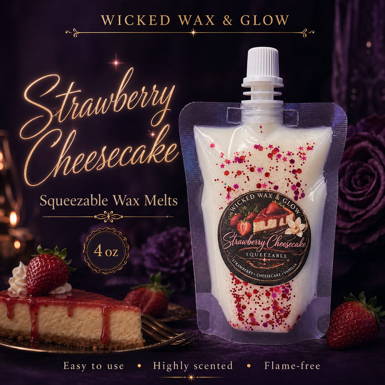 4 oz Squeezable Wax Melt - Home Fragrance with Attitude